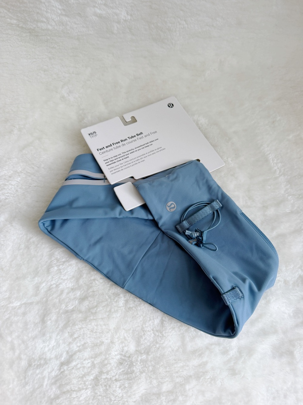 Lululemon Fast Free Run Tube Belt Blue Size XS/S NWT